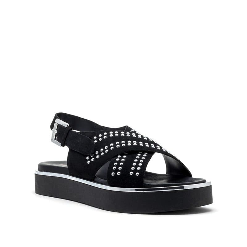sandalia verano primavera comodidad zapatos negros
