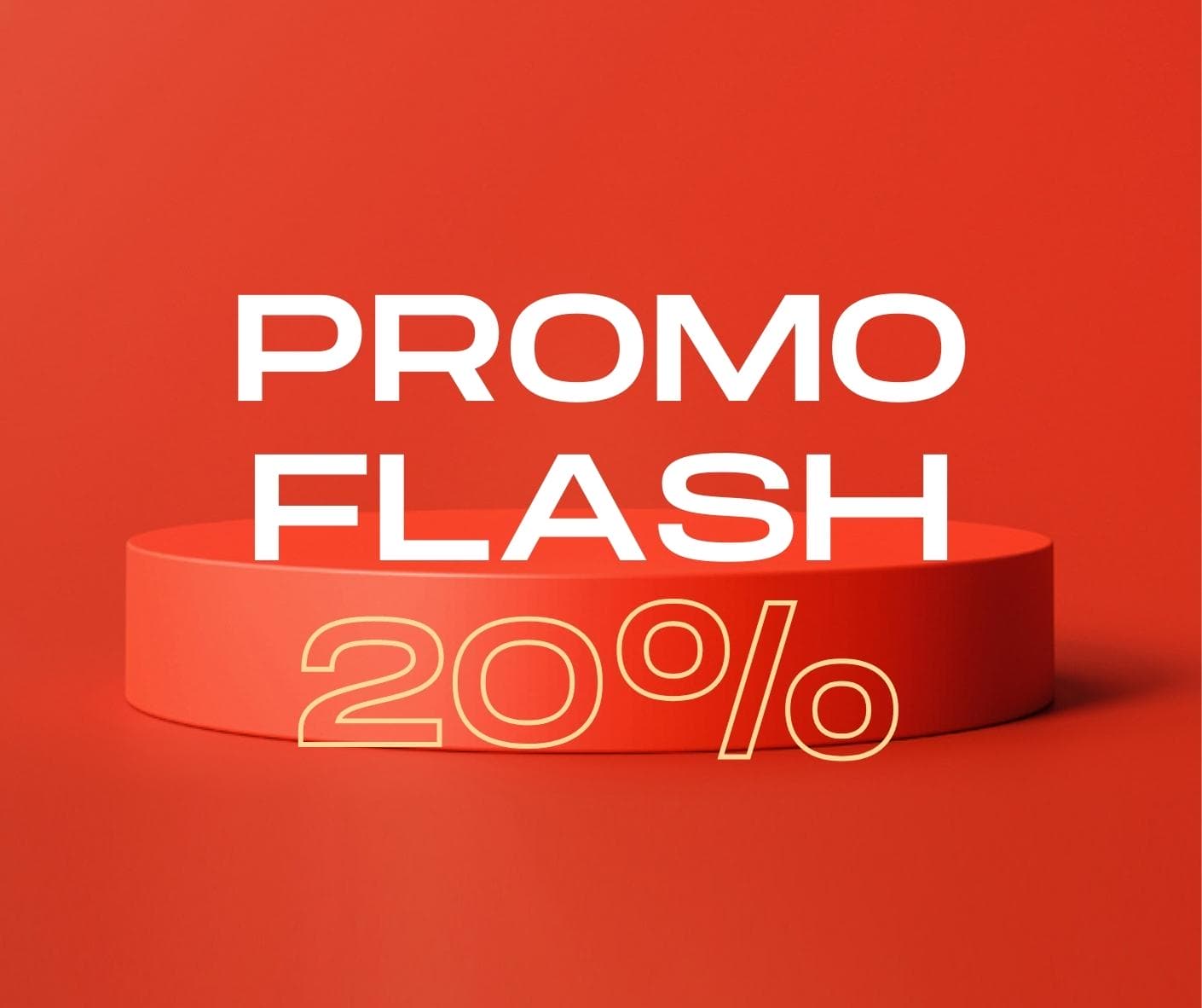 Promo Flash 20% de descuento
