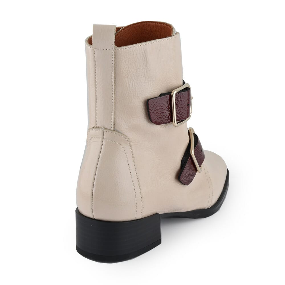 Botas charol online granate