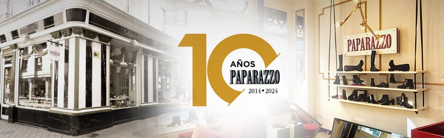 10º aniversario de Paparazzo, zapatería de Valladolid con tienda online